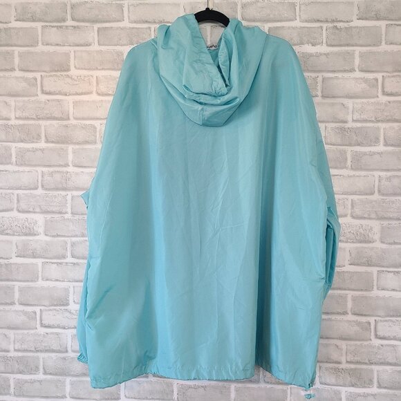 Pusheen Out of Office Pullover Windbreaker Jacket Blue Plus Size 3XL Culture Fly - Picture 2 of 8